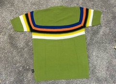 Vintage Reactor Manufacturing Shirt Men Small Acrylic 1980s Knit Shirt Sweater