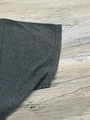 Hanes EcoSmart Mens 2XL Charcoal Heather Gray Blank Crewneck T-Shirt
