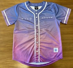 Signed Dabin Wild Youth 1.0 Purple Gradient Baseball Jersey Small Autographed S