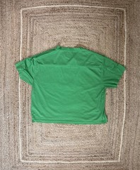 Pacsun Jersey Mens Large Cropped Mesh Palazzo & Leone Green