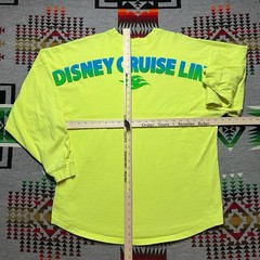 Disney Cruise Line Spirit Jersey Shirt Size Large Yellow Long Sleeve R1