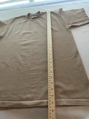 Pro Club Men’s Heavyweight T-Shirt Crew Neck Short Sleeve Cotton Knit Beige L