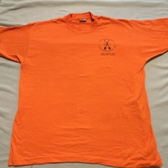 Boy Scouts of America Tiger Cub Vintage 90s Orange Large V-Neck Tee