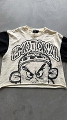 Mixed Emotion Men’s Graphic Print Crew Neck Short Sleeve Logo T-Shirt, S