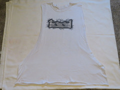 Vintage 2001 Custom-Cut Tool Double-Skull Graphic Muscle Tank size XL/XXL.