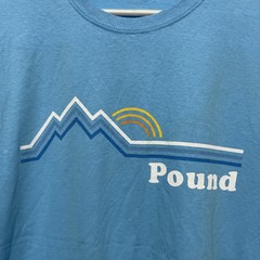 Pound Men’s Aquatic Blue T-Shirt Size Large
