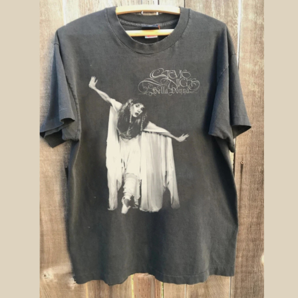 Stevie Nicks Bella Donna Graphic T Shirt Charcoal S-5XL