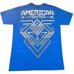 New Men’s American Fighter Premium Athletic MMA Blue T-Shirt XS-4XL