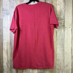 Disney Large Marled Red Short Sleeve Crewneck Original Mouseketeer T-Shi…