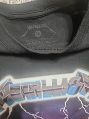 Metallica Ride The Lightning T-Shirt Mens Large Black Band Graphic Rock Heavy