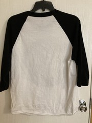 Suavecito Men’s White/Black Baseball Tee – Medium
