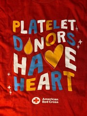 American Red Cross Platelet Donors Have Heart Christmas 2025 XL Long-Sleeve