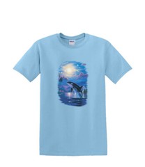T-shirt small to 3xL – ORCA whale JOYFUL time sealife resort beach nautical fun