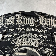 King David Kalakaua Last King of Hawaii Shaka Active T-Shirt Mens Large Black