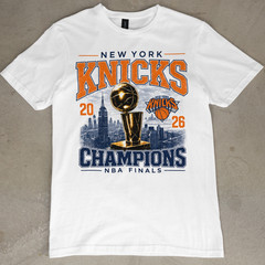 New York Knicks Graphic Tee Jersey Championship 2026 NBA Champs T-Shirt Retro