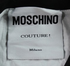 Moschino Couture Men’s Smiley Graphic Short Sleeve Ringer Tee LB3 White Size 36