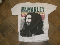 Vintage Adult White T-Shirt M Bob Marley Legend (see description)(81A)