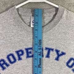 United States Air Force Shirt Adult Small Gray Blue Graphic Tee Double Sided
