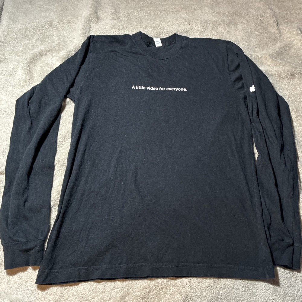 Vintage Y2K Apple Computers Mens M iPod Nano T-Shirt Video For Everyone Tee