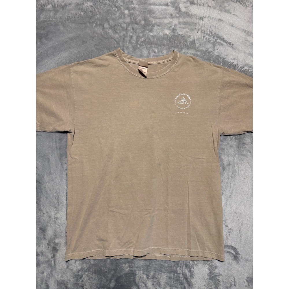 District Threads T-Shirt Mens L Brown Rock and Roll Hall of Fame Inductees 2008