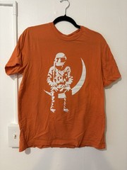 Angels and Airwaves Orange T Shirt Men’s L LOVE ERA