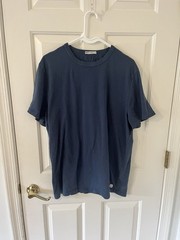 Marine Layer Men’s Short Sleeve Blue T Shirt Large Cotton And Recycled Cotton