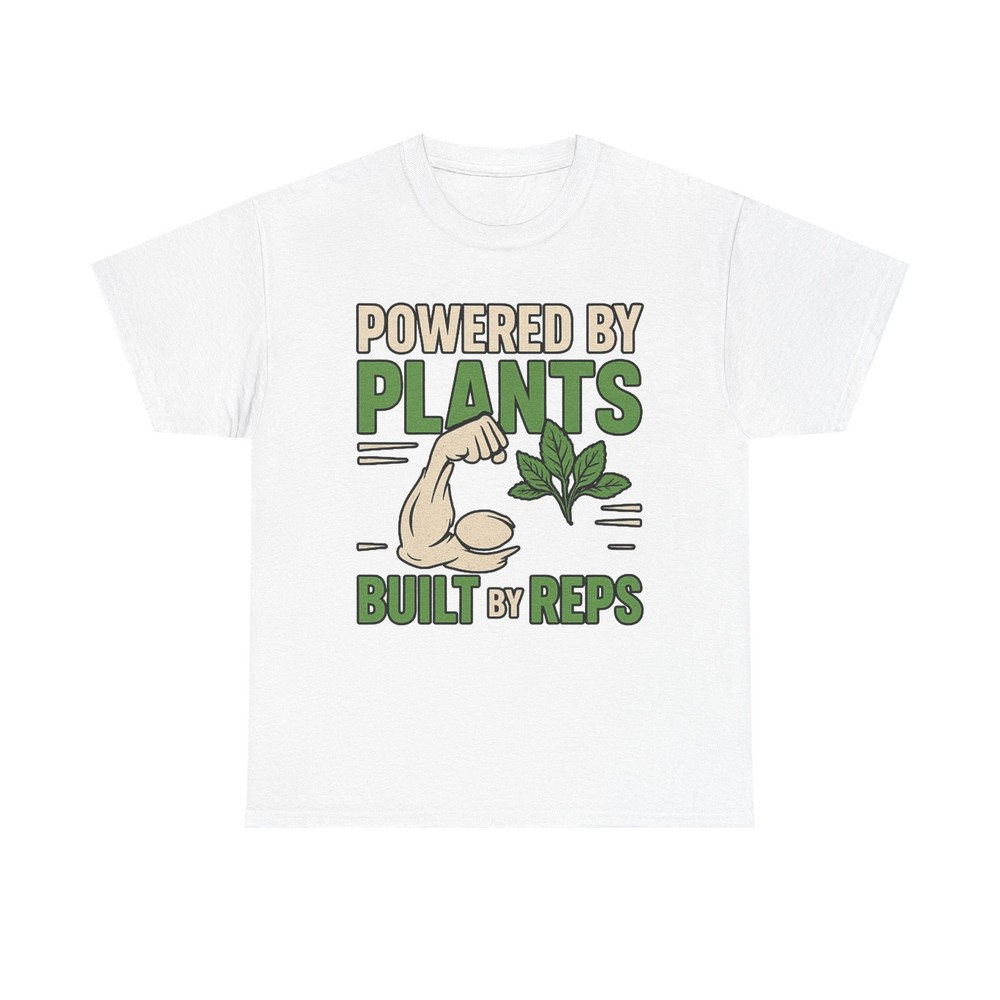 Plant-Powered Unisex Tee, Vegan T-Shirt, Eco-Friendly Clothes, Nature Lover Gift