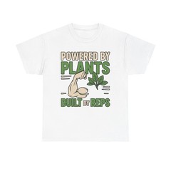 Plant-Powered Unisex Tee, Vegan T-Shirt, Eco-Friendly Clothes, Nature Lover Gift