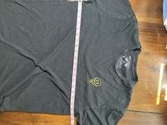 Riot Society Drippy Smiley T-Shirt Graphic Logo Black Cotton Men’s Large