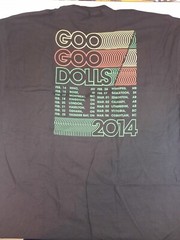 Goo Goo Dolls Magnetic 2014 Tour Double Sided T Shirt 2XL