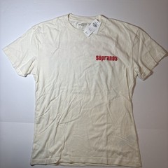 Abercrombie & Fitch The Sopranos Family T Shirt Sunday Dinner Table White SZ M