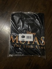 Disney Lion King Mufasa Black T-Shirt Cotton Mens Large New Sealed A1-055