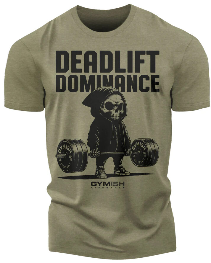 095-Deadlift Dominance Workout T-Shirt For Men