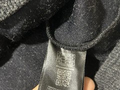GUESS T Shirt Mens Medium Thermal Henley Solid Gray Cotton Poly Blend Waffle