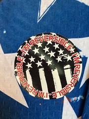 IML 4th of July Men’s M Flag USA Reversible Tank Top Muscle Shirt Red White Blue