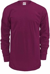 Soffe 100% Cotton Adult Crew Neck Long Sleeve Shirt
