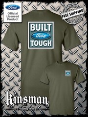 Built FORD Tough Logo T-Shirt – Official Licensed Authentic F-150 Truck Mustang