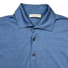 Luca Faloni Silk Cotton Blend Polo Shirt Size XS 20″x28″ Made In Italy