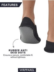 Anti-Skid Unisex Indoor Slipper Socks Light Weight Low Ankle Non-Slip Socks f…