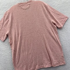 Faherty Striped Shirt Mens XL Orange Cloud Cotton Soft Short Sleeve Tee *B4 New