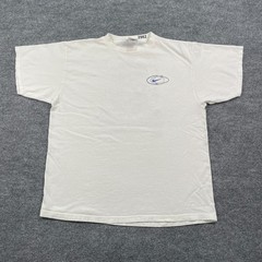 Vintage 90s NIKE Sports Swoosh Logo Shirt Large 23×28 White