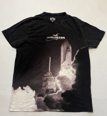 Hollister California Must Have Collection T Shirt SPACE-X Rocket Size L Large