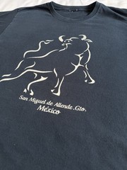 San Miguel de Allende Mexico Bull Graphic Souvenir T-Shirt Black Men’s Size M