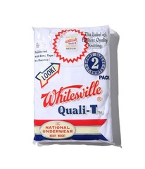WHITESVILLE T-SHIRT WV73544 2-PACK White Toyo Enterprise NEW