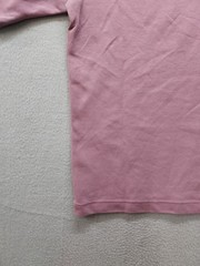 Uniqlo Men T Shirt M Dusty Pink Oversized Short Sleeve Crew Neck Knit Regular