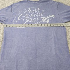 Jack’s Cosmic Dogs T Shirt Adult M Purple Astronaut Rocket Space Men’s Logo SC