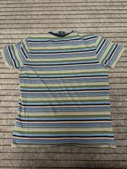 Huff Men’s Shirt Med Blue Contrasting Trim Casual Short Sleeve Embroidered Logo