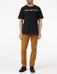 Carhartt Men’s Loose Fit Heavyweight Short-Sleeve Graphic T-Shirt • LT • Black