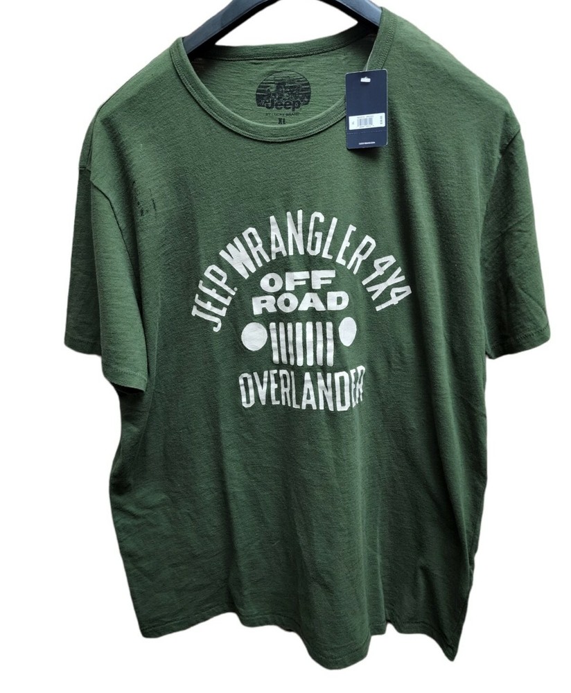 JEEP WRANGLER OFF ROAD Over lander by LUCKY BRAND Men’s shirt XL Green