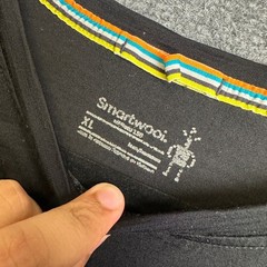 Smartwool Merino 150 Base Layer Long Sleeve Shirt Mens XL Black Outdoor Hiking
